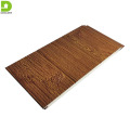 Awesome 16mm pu panel outdoor cladding board 3D prefab house sandwich panel pu foam decorative